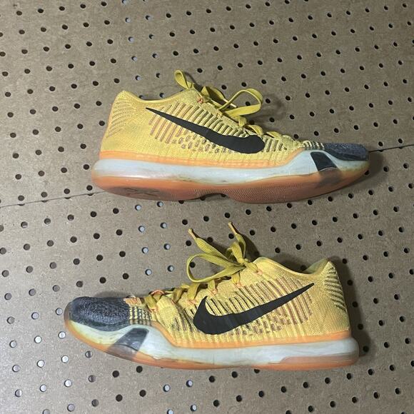 Nike Shoes Mens Sz 11 Yellow Kobe 10 Elite Rivalry Sneaker Basketball Mamba RARE main image 9